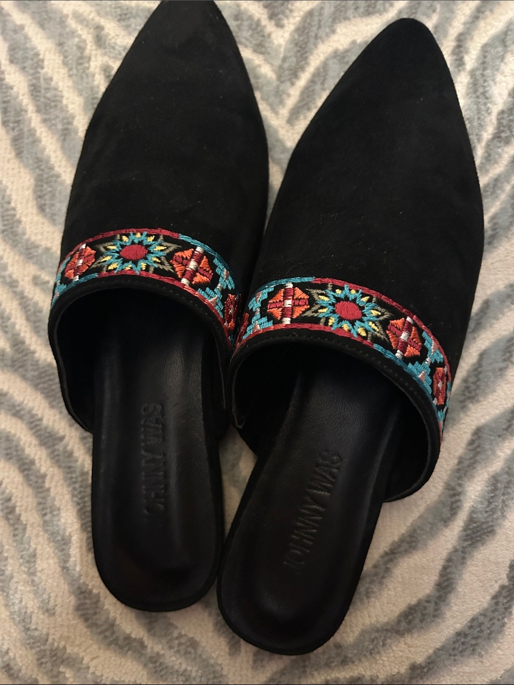 NEW NO TAG Johnny Was Mules Size 7